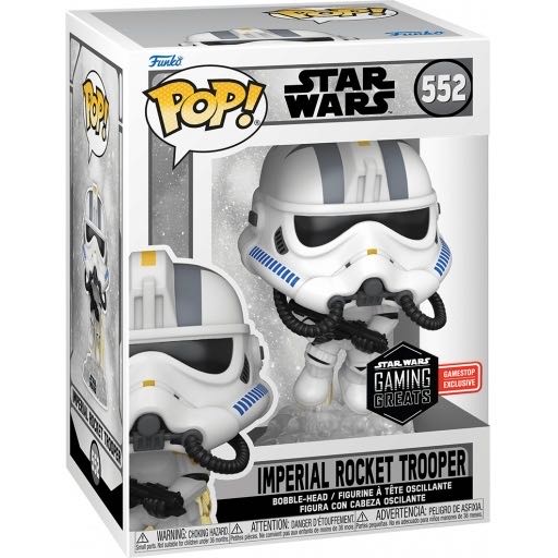Imperial Rocket Trooper - Star Wars vinyl figure collectible [Barcode 889698650496] - Main Image 2