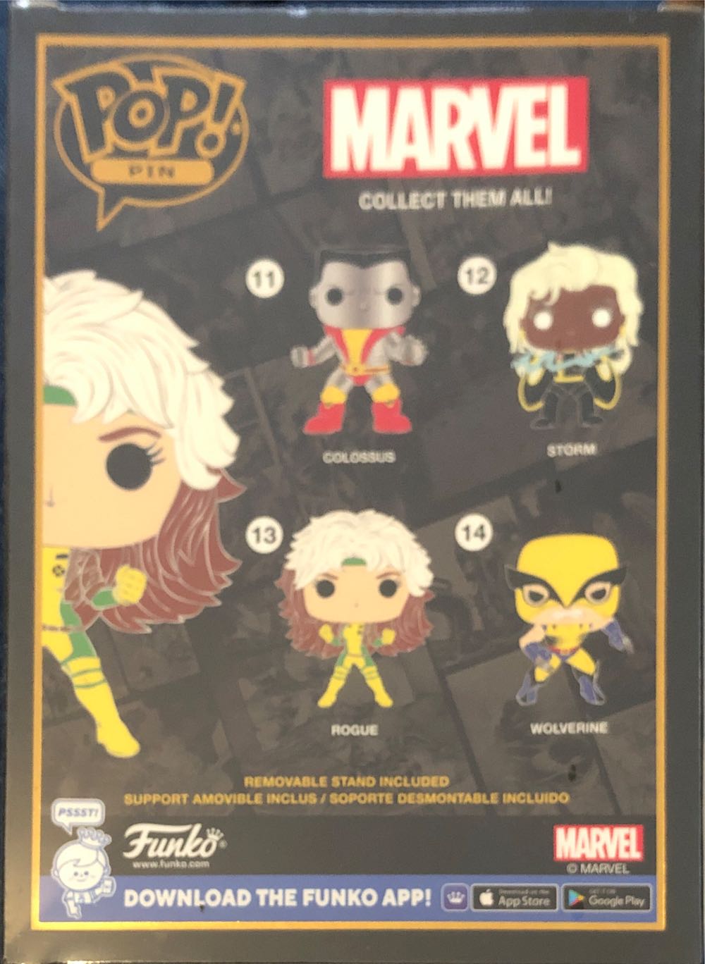 Pin: X-men-Rogue - X-Men vinyl figure collectible [Barcode 671803385092] - Main Image 3