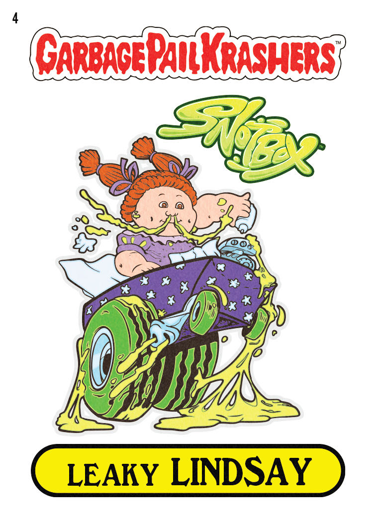 Leaky Lindsay & Snotbox - Garbage Pail Kids vinyl figure collectible [Barcode 850031460423] - Main Image 3