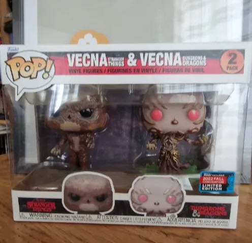 Vecna (Stranger Things) & Vecna (Dungeons & Dragons) (2 Pack) - Stranger Things vinyl figure collectible [Barcode 889698652117] - Main Image 2