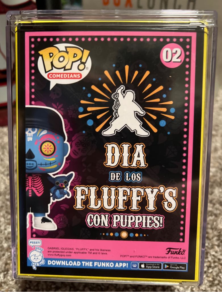 Gabriel “Fluffy” Iglesias #02 (Blacklight) - Celebrities vinyl figure collectible [Barcode 889698652278] - Main Image 2