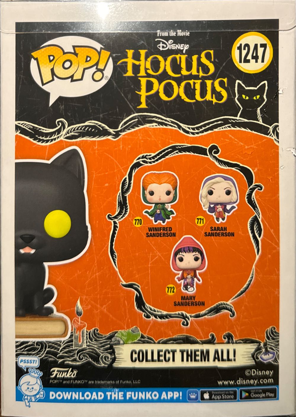 Thackeray Binx - Hocus Pocus vinyl figure collectible [Barcode 889698671125] - Main Image 3