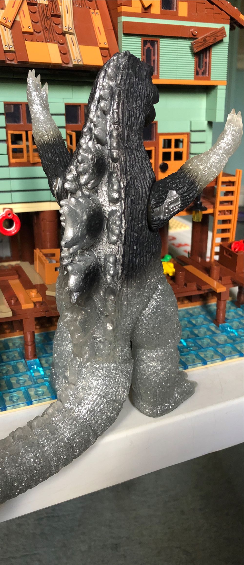 Godzilla ( Bandai / 1974 ) - Godzilla vinyl figure collectible - Main Image 3