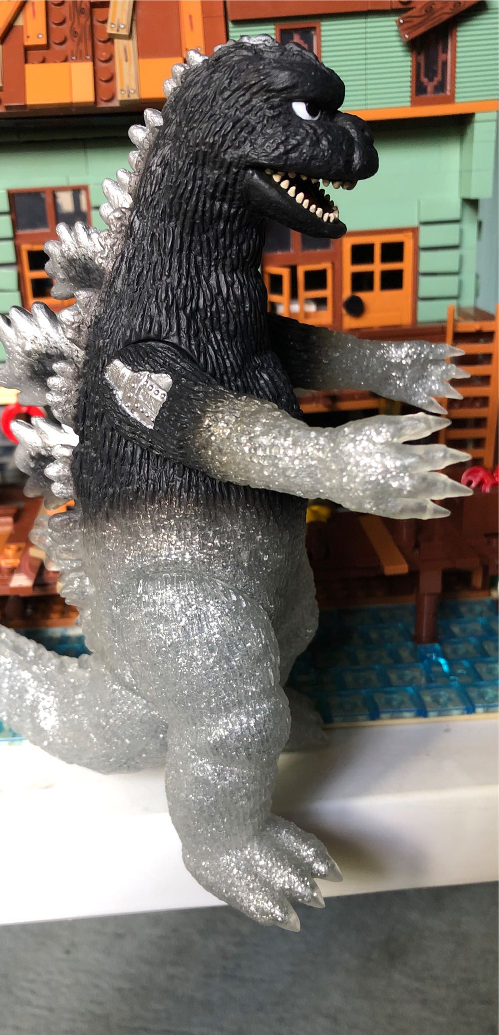 Godzilla ( Bandai / 1974 ) - Godzilla vinyl figure collectible - Main Image 4