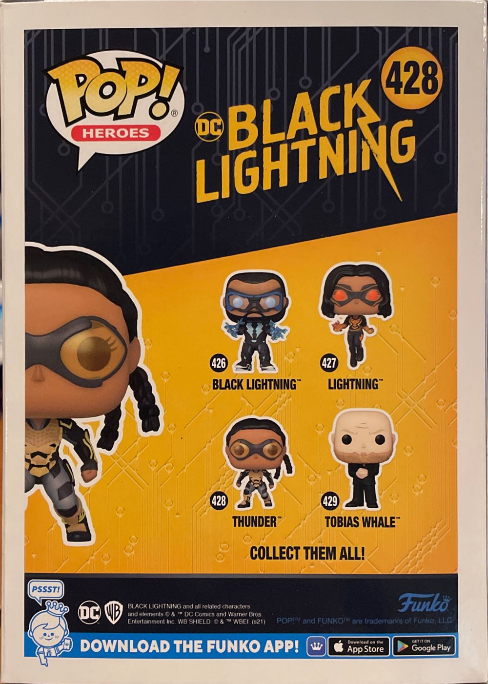 Black Lightning: Thunder, #428 - DC Comics vinyl figure collectible [Barcode 889698575911] - Main Image 4