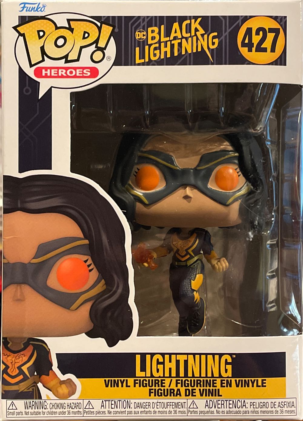 Black Lightning: Lightning, #427 - DC Comics vinyl figure collectible [Barcode 889698575904] - Main Image 2