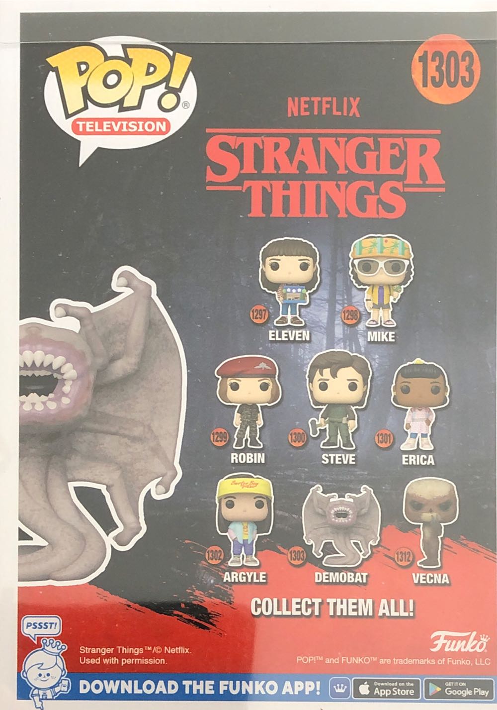 Demobat - Stranger Things vinyl figure collectible [Barcode 889698656382] - Main Image 4