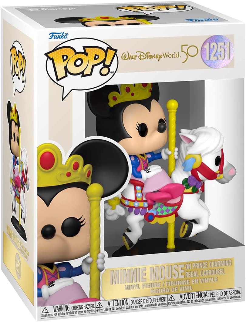 Mickey Mouse: Minnie Mouse On Carasol  - Disney vinyl figure collectible [Barcode 889698657181] - Main Image 2