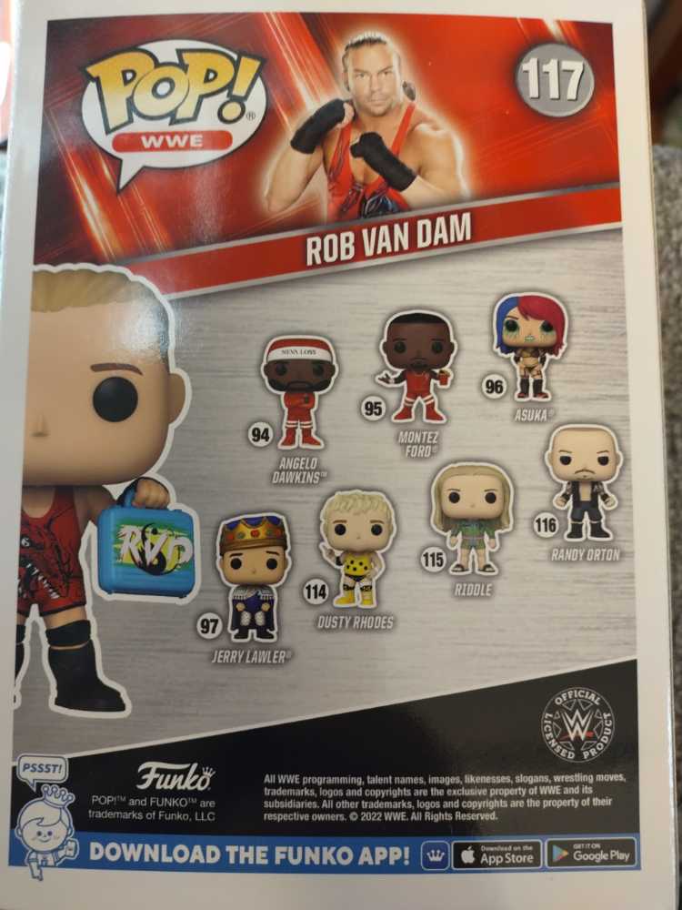 Rob Van Dam - WWE vinyl figure collectible [Barcode 889698650991] - Main Image 2