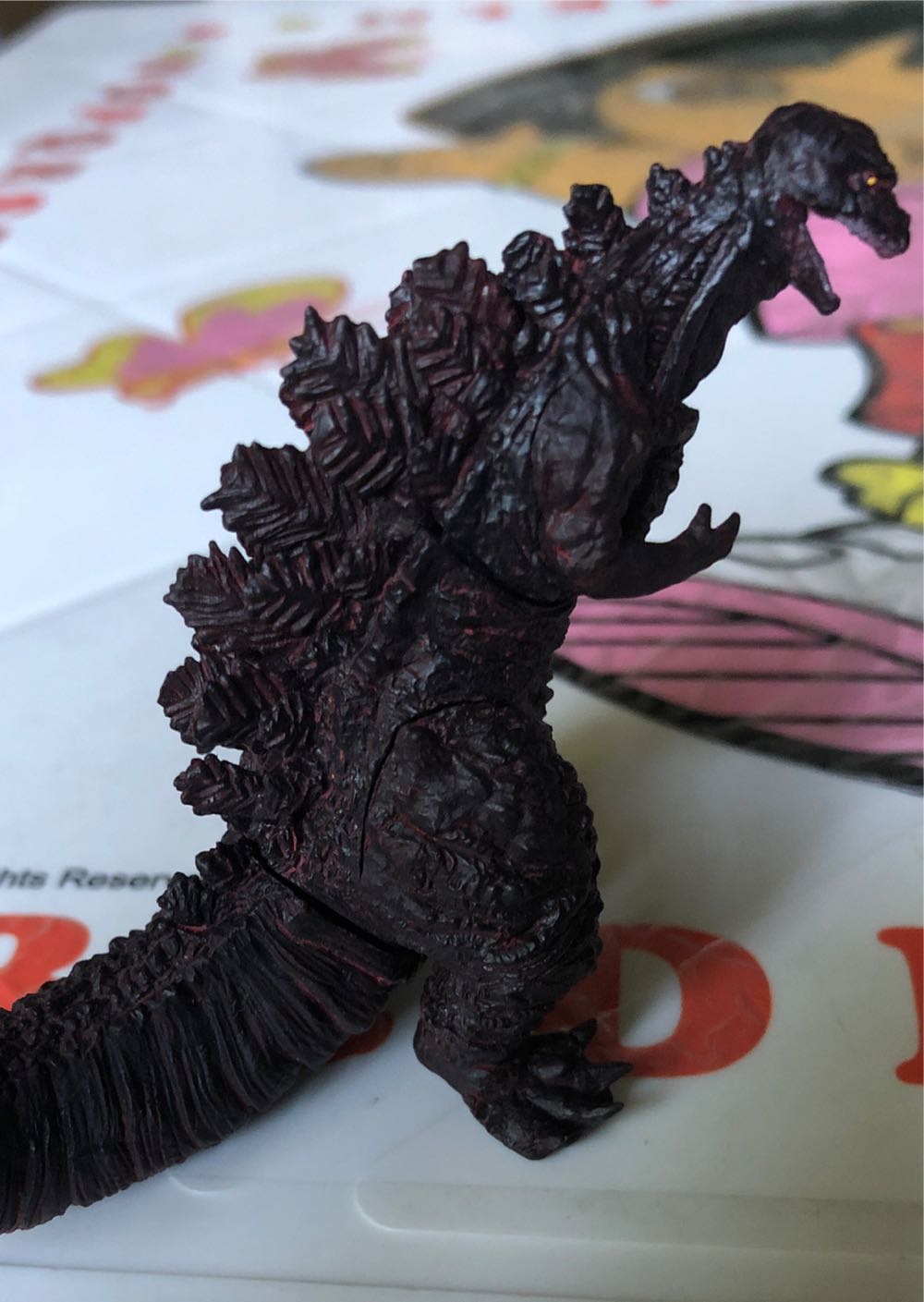 Godzilla ( Bandai / HG / 2016 4th Form ) - Godzilla vinyl figure collectible - Main Image 3
