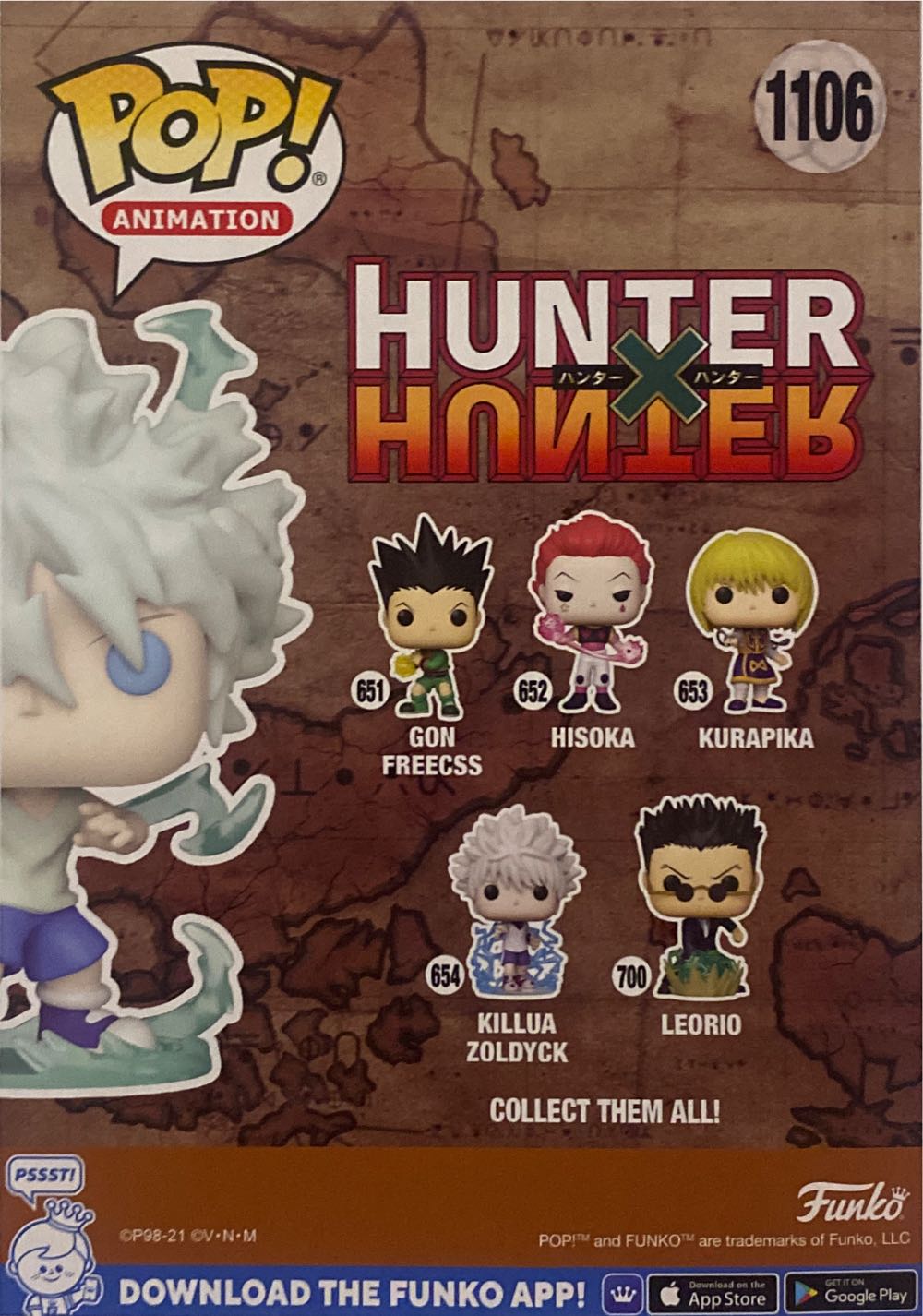 Killua Zoldyck (Godspeed) - Hunter x Hunter vinyl figure collectible [Barcode 889698592260] - Main Image 3