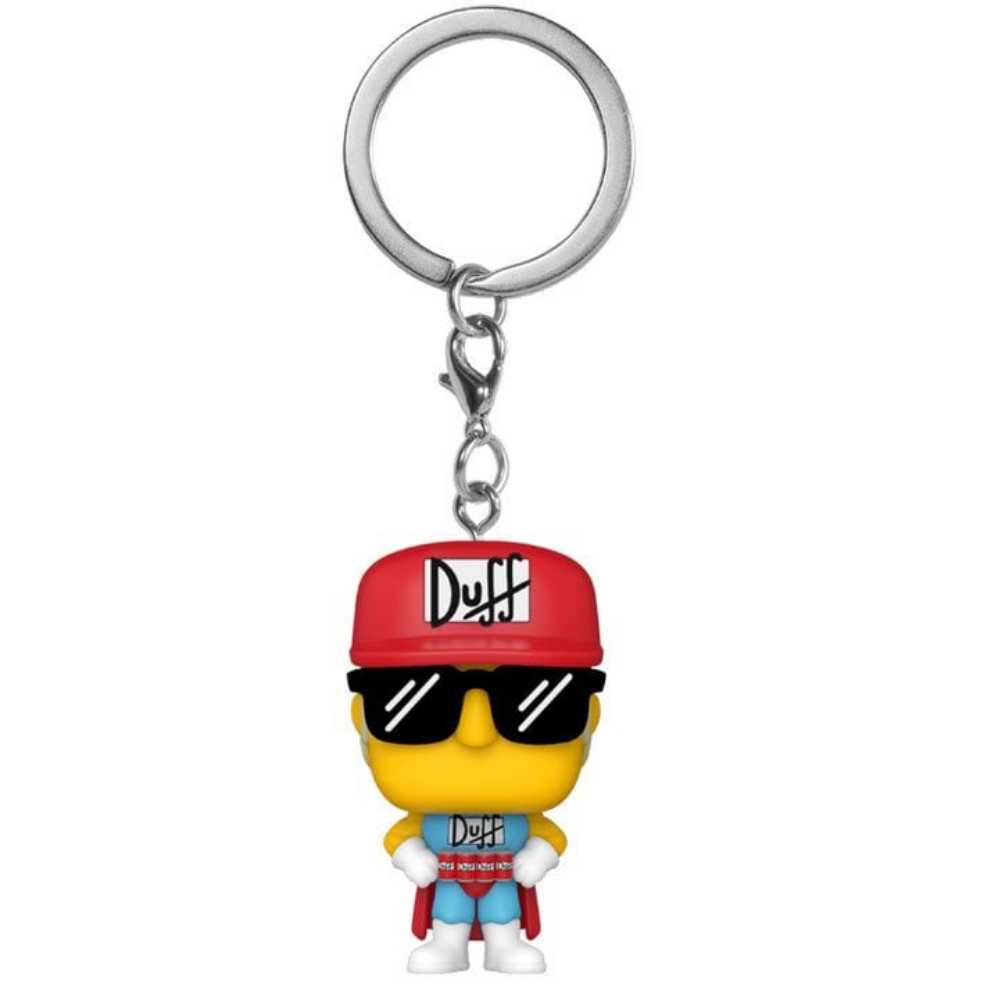 Keychain Pop Simpsons Duffman - The Simpsons vinyl figure collectible [Barcode 889698537629] - Main Image 2