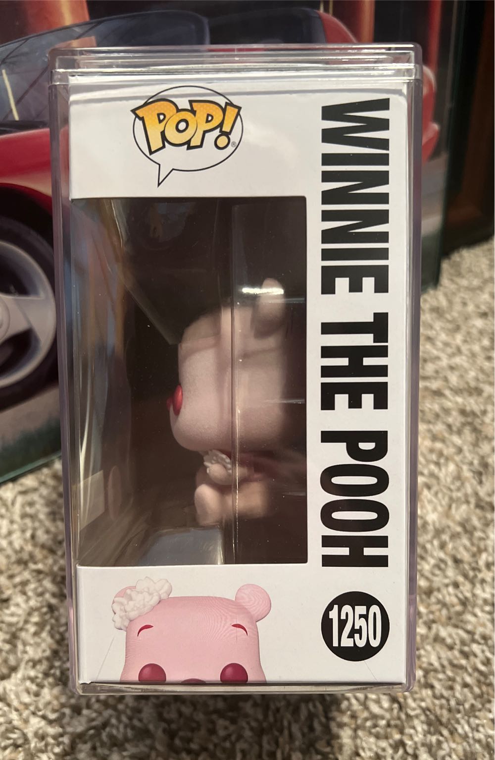 Winnie The Pooh Flocked Exclusive - Winnie the Pooh vinyl figure collectible [Barcode 889698666121] - Main Image 3
