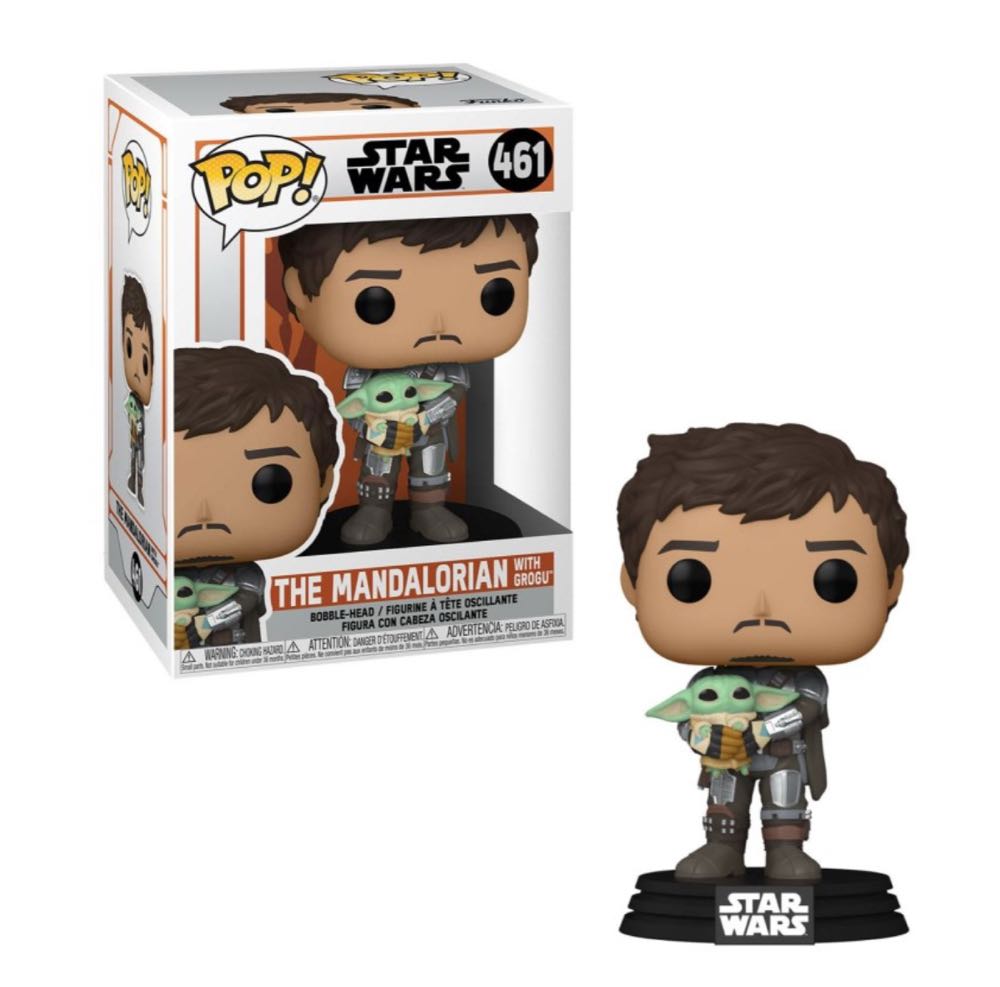 #461 Star Wars: The Mandalorian: The Mandalorian With Grogu - Star Wars: The Mandalorian vinyl figure collectible [Barcode 889698545259] - Main Image 3