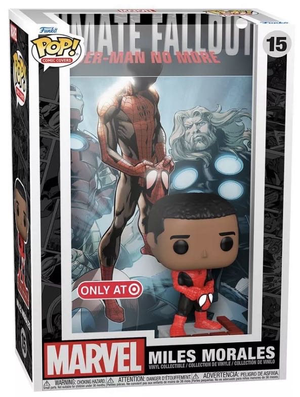 Comic Covers #15 Ultimate Fallout: Spider-Man No More - Miles Morales - Spider-Man vinyl figure collectible [Barcode 889698633062] - Main Image 2