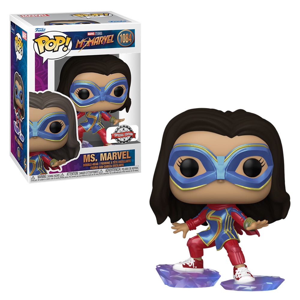 Ms. Marvel - Marvel Universe vinyl figure collectible [Barcode 889698602389] - Main Image 2