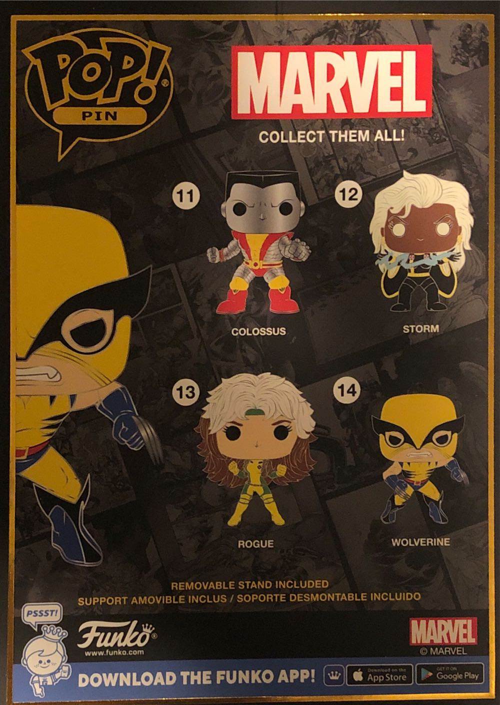Funko Pop!pins: Marvel X-men Wolverine With Chase Styles May Vary - Marvel Universe vinyl figure collectible [Barcode 671803385177] - Main Image 3