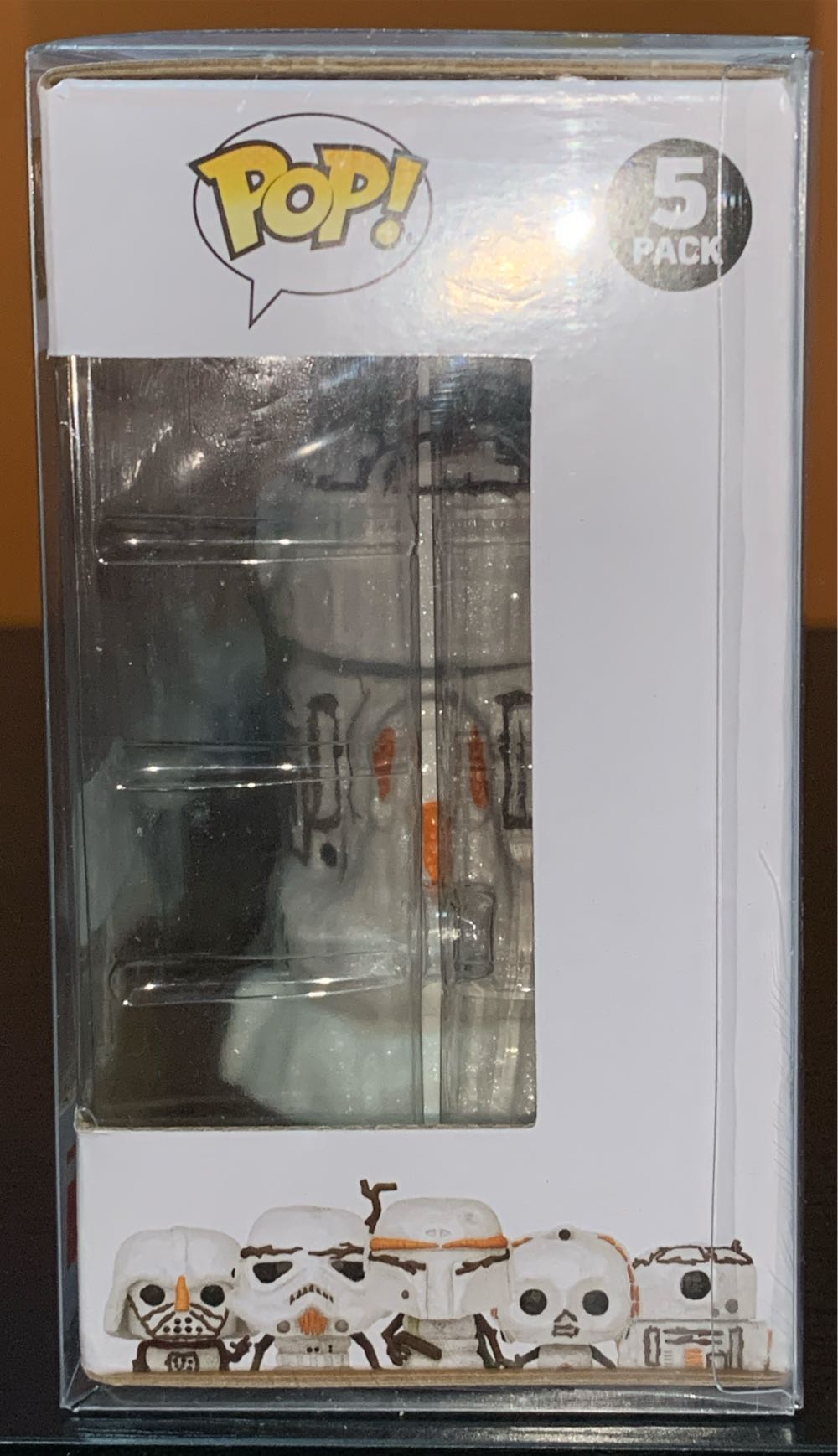 5- Pack Darth Vader / Stormtrooper / Boba Fett / C-3PO / R2-D2 - Star Wars vinyl figure collectible [Barcode 889698663465] - Main Image 2