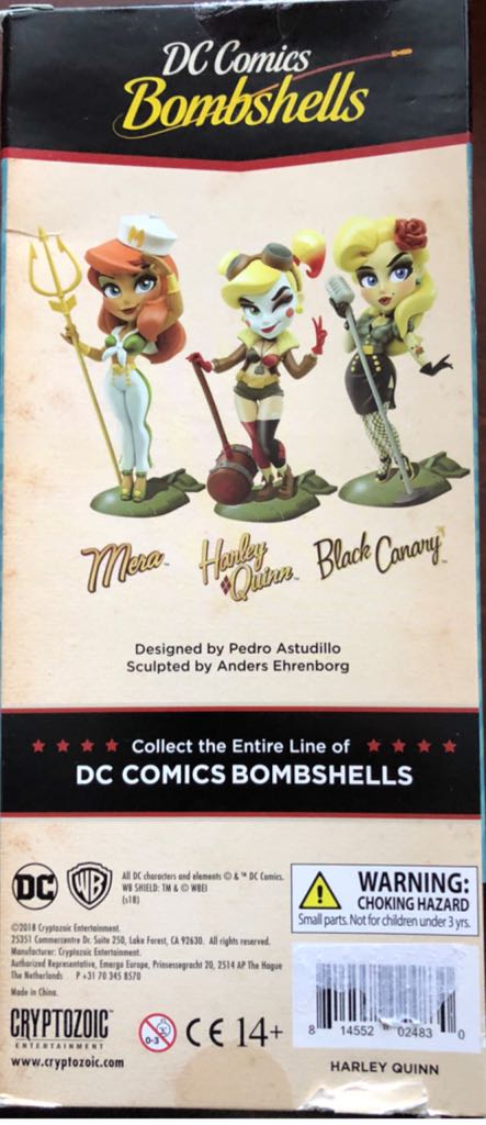 Harley Quinn [Bombshell 2] - DC Universe vinyl figure collectible [Barcode 814552024830] - Main Image 2