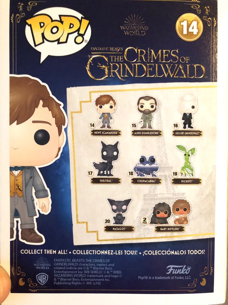 Newt Scamander - Fantastic Beasts And Where to Find Them vinyl figure collectible - Main Image 2