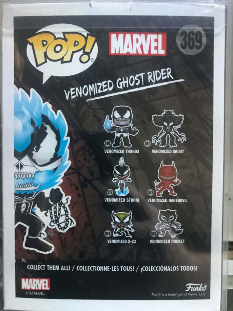 Venomized Ghost Rider (Blue) - Venom vinyl figure collectible [Barcode 889698470278] - Main Image 2