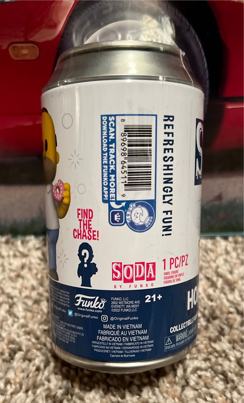 Homer Simpson - FUNKOPOP - Funko Vinyl Soda - The Simpsons vinyl figure collectible [Barcode 889698645119] - Main Image 4