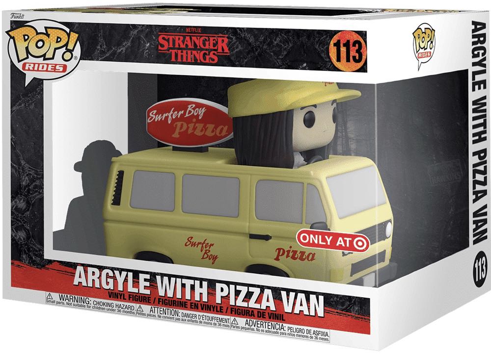 Stranger Things: Argyle With Pizza Van (Target Exclusive) - Stranger Things vinyl figure collectible [Barcode 889698666145] - Main Image 2