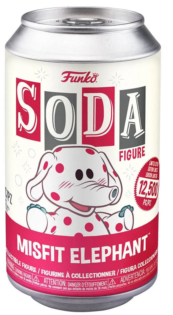 Misfit Elephant (Funko Soda) - Rudolph the Red-Nosed Reindeer vinyl figure collectible [Barcode 889698659437] - Main Image 2