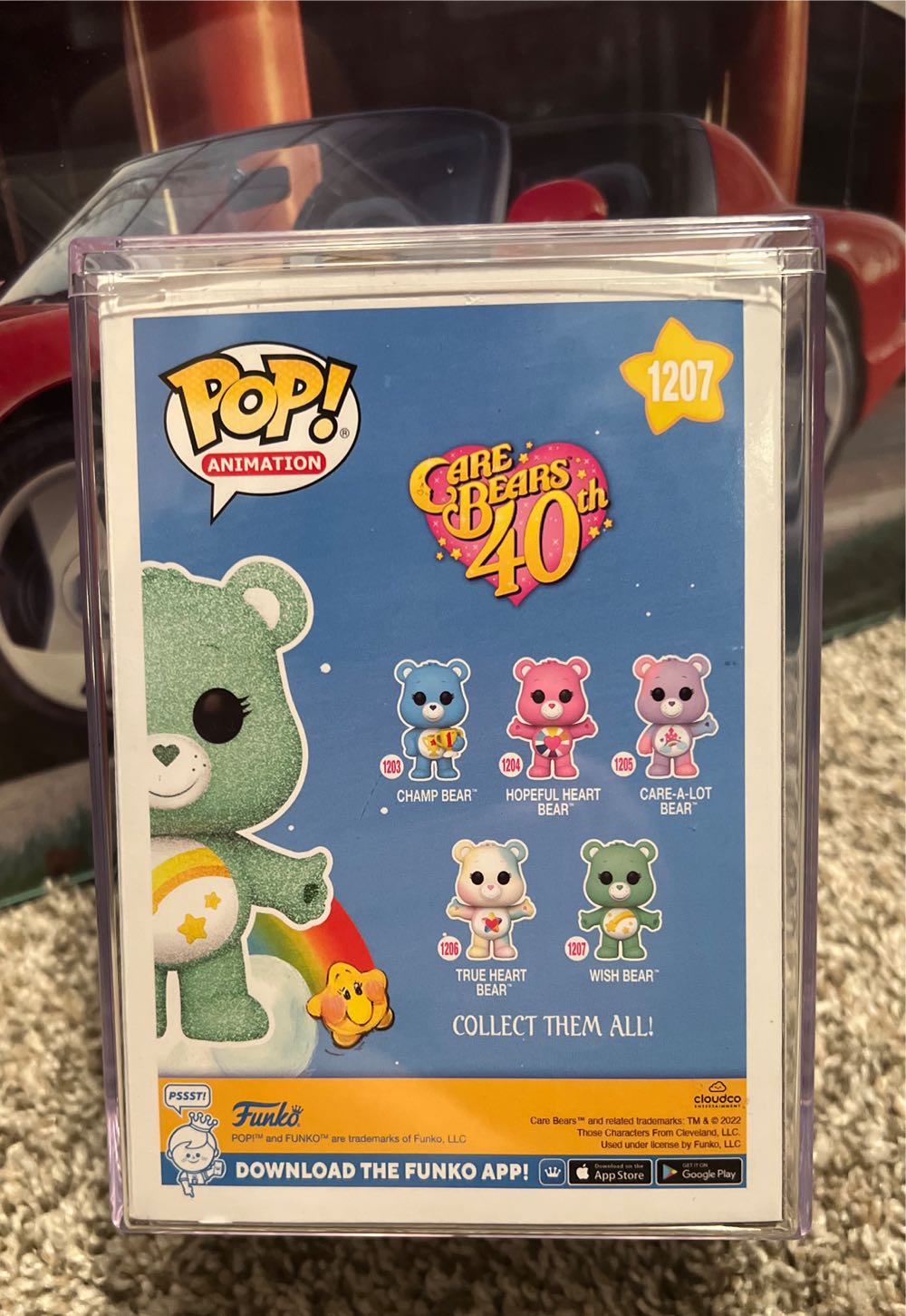 Care Bears: Wish Bear, #1207  vinyl figure collectible [Barcode 889698624633] - Main Image 2