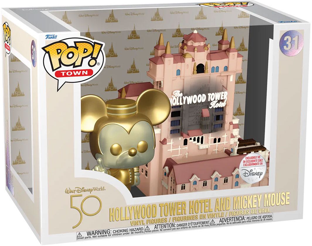 Hollywood Tower Hotel with Mickey Mouse - Disney Parks vinyl figure collectible [Barcode 889698643788] - Main Image 2