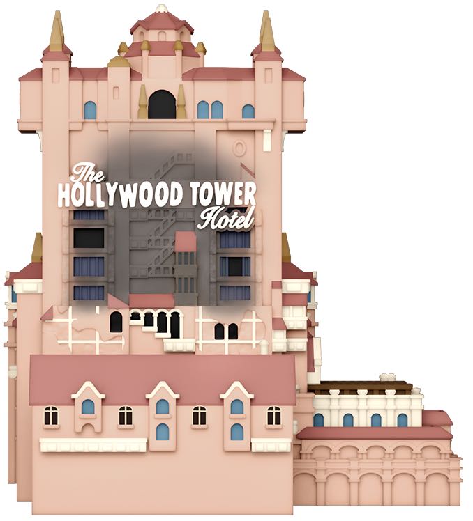 Hollywood Tower Hotel with Mickey Mouse - Disney Parks vinyl figure collectible [Barcode 889698643788] - Main Image 3