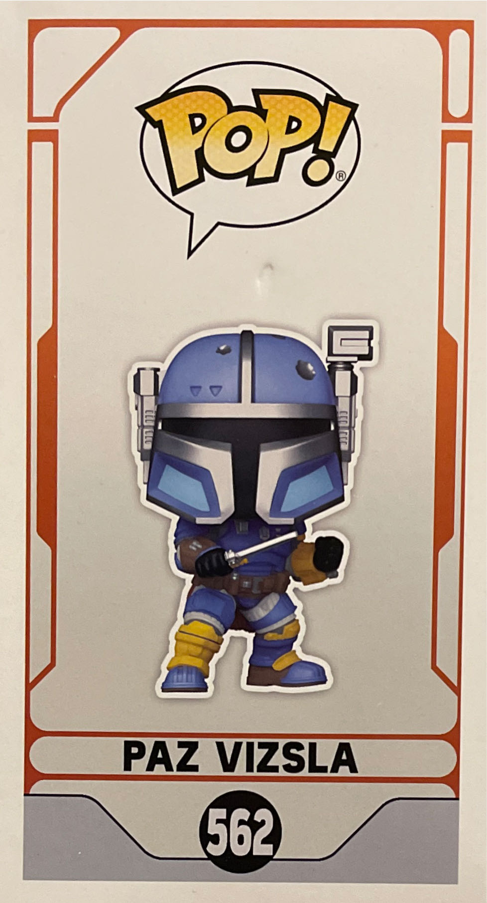 #562 Star Wars: Paz Vizsla (GameStop) - Star Wars: The Mandalorian vinyl figure collectible [Barcode 889698665735] - Main Image 4