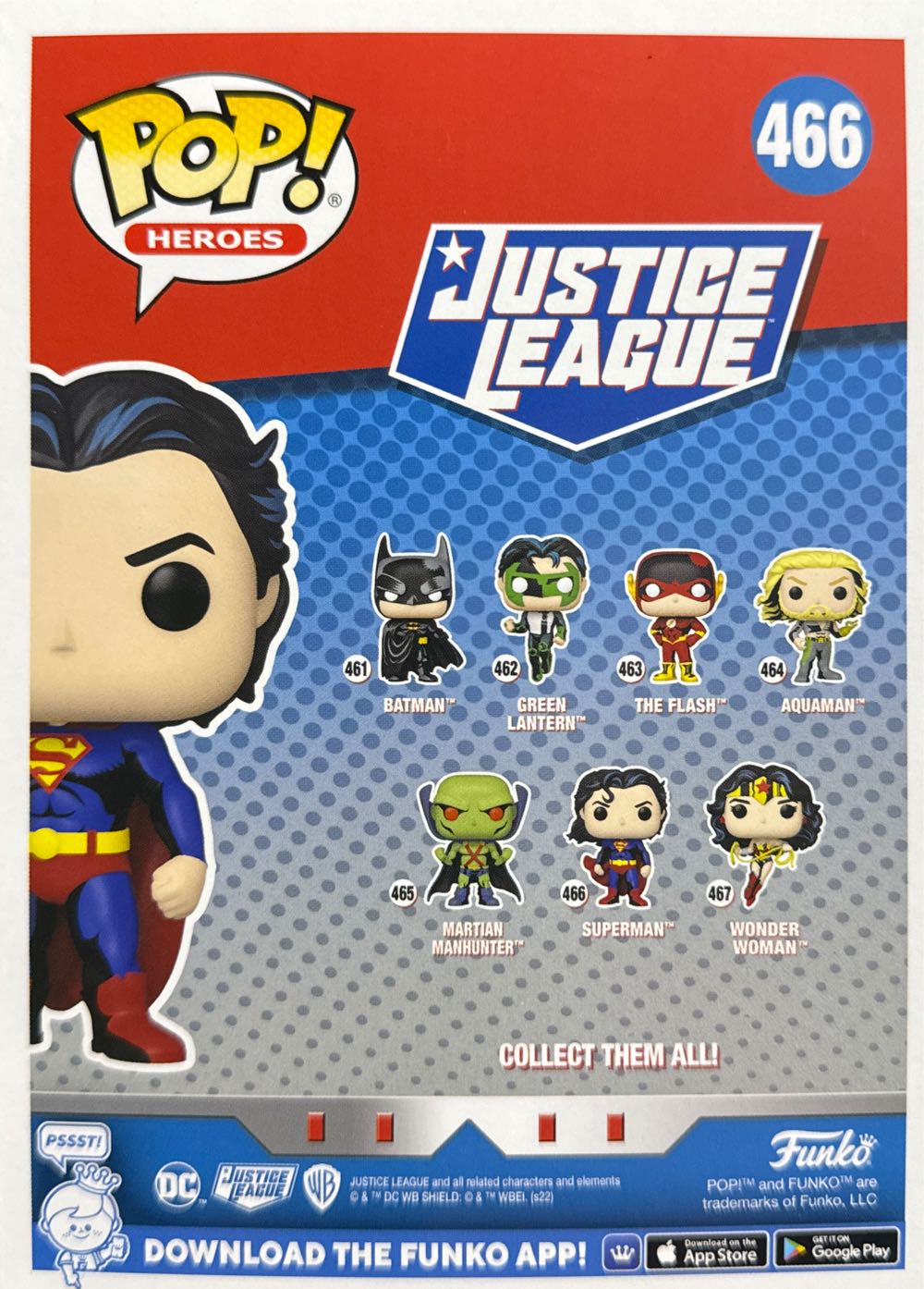 Funko Superman - DC: Superheroes vinyl figure collectible [Barcode 889698666206] - Main Image 3