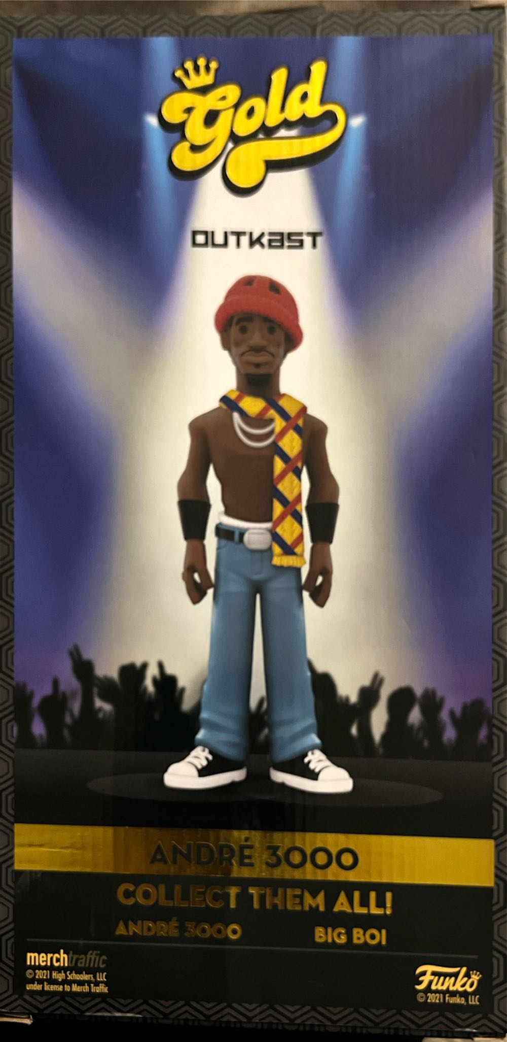 Funko Pop! Vinyl Gold:outkast Andre Ms. Jackson 12”  vinyl figure collectible [Barcode 889698595018] - Main Image 3