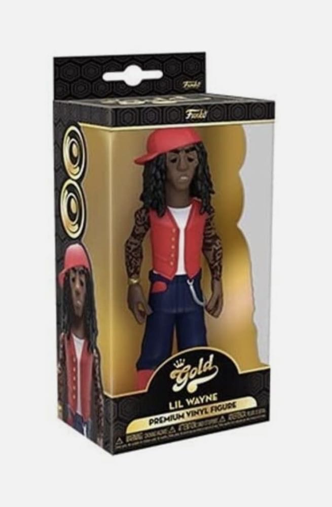 Lil Wayne - “5” FUNKOPOP - Funko Premium Vinyl Gold  vinyl figure collectible [Barcode 889698567183] - Main Image 2