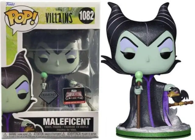 Maleficent Diamond Target con - Disney Villains vinyl figure collectible [Barcode 889698589284] - Main Image 3