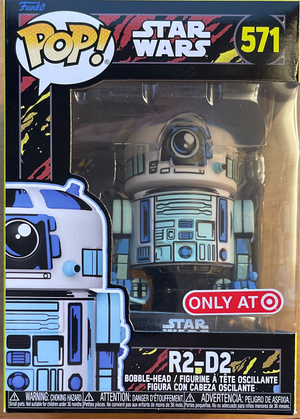 R2-D2 (Retro) - Star Wars vinyl figure collectible [Barcode 889698666251] - Main Image 2