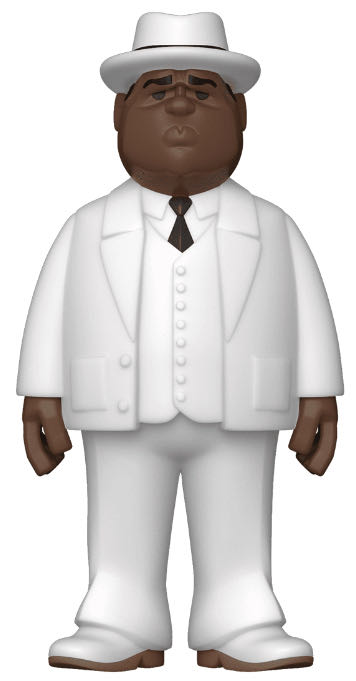 Pop Pop! Vinyl Gold: Biggie Smalls White Suit 12” Multicolor  vinyl figure collectible [Barcode 889698567213] - Main Image 4