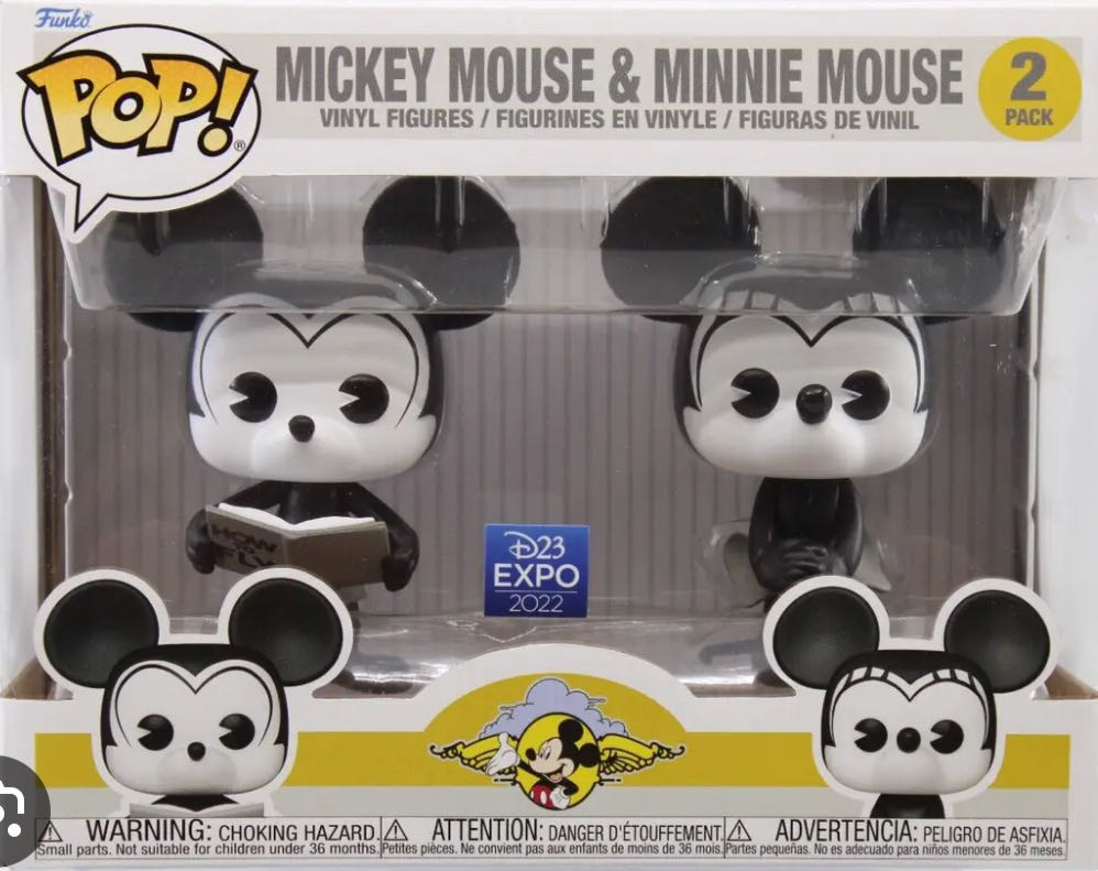 Mickey Mouse and Minnie Mouse - Disney vinyl figure collectible [Barcode 889698663830] - Main Image 2