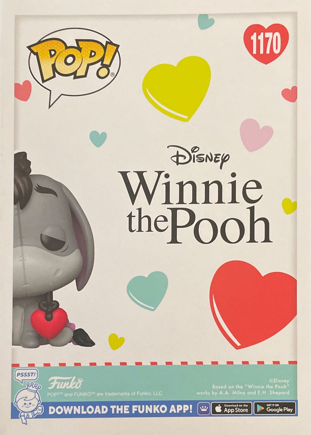 Eeyore Valentine’s  - Winnie the Pooh vinyl figure collectible [Barcode 889698603126] - Main Image 3