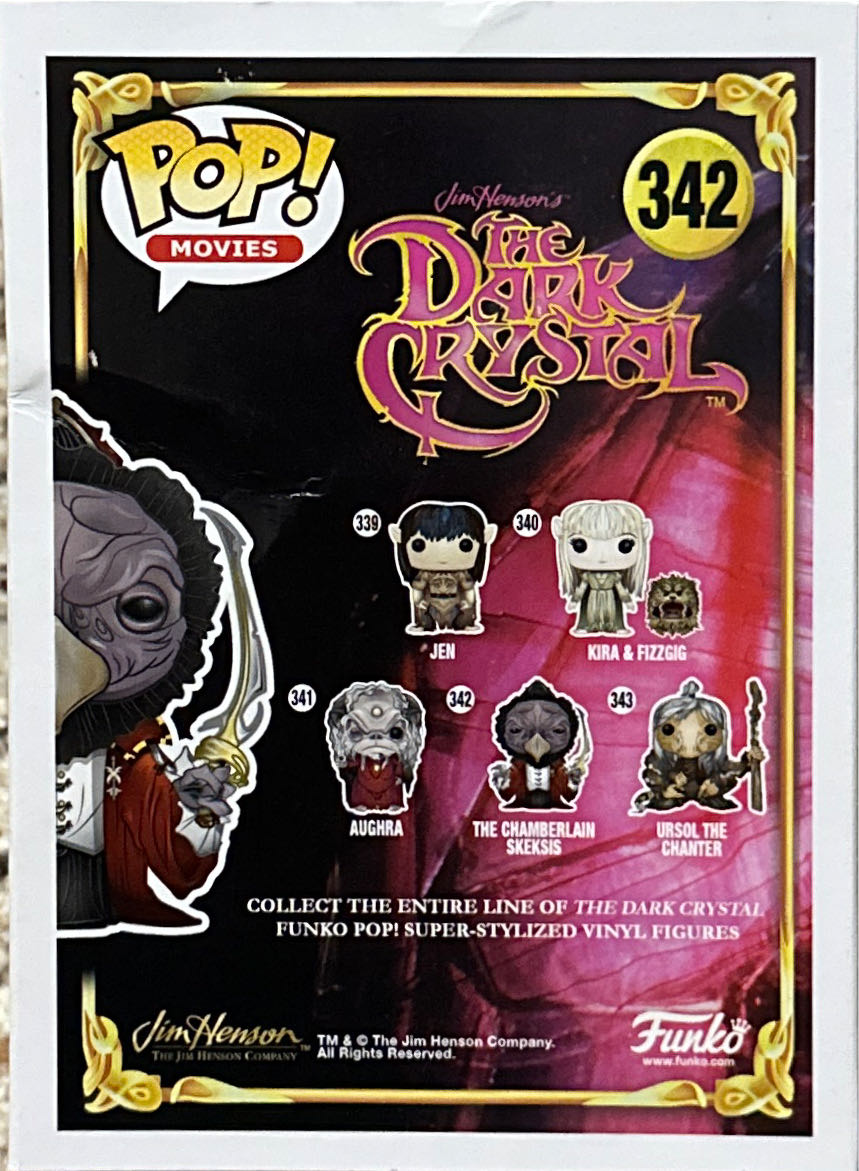 The Chamberlain Skeksis - The Dark Crystal - 342  vinyl figure collectible [Barcode 849803096939] - Main Image 3