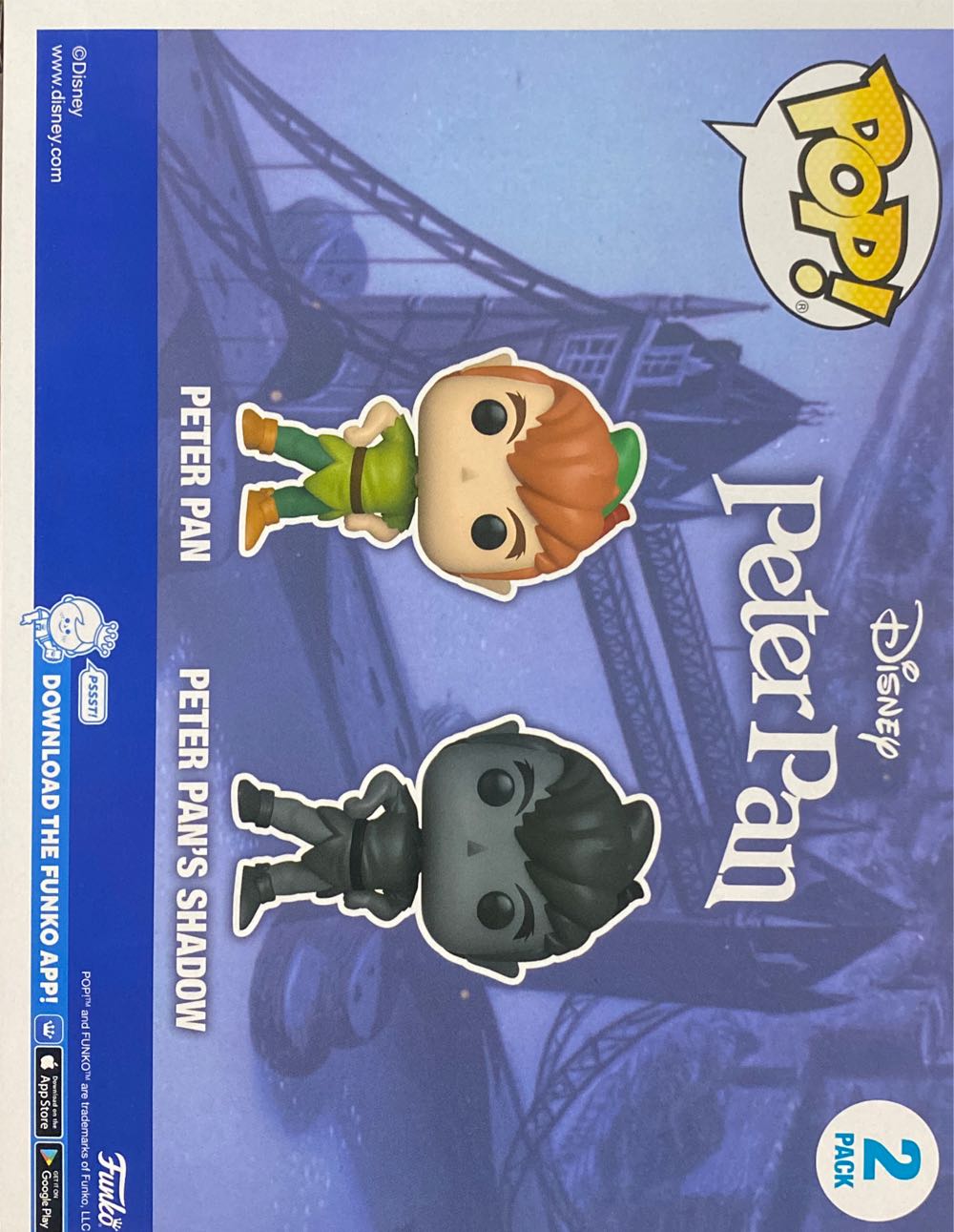 Peter Pan & Peter Pan’s Shadow - Peter Pan vinyl figure collectible [Barcode 889698623407] - Main Image 3