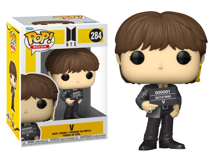 V - BTS vinyl figure collectible [Barcode 889698640497] - Main Image 2
