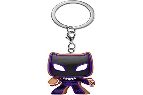 Funko Pop Gingerbread Black Panther Keychain Holiday Exclusive  vinyl figure collectible [Barcode 889698579681] - Main Image 1