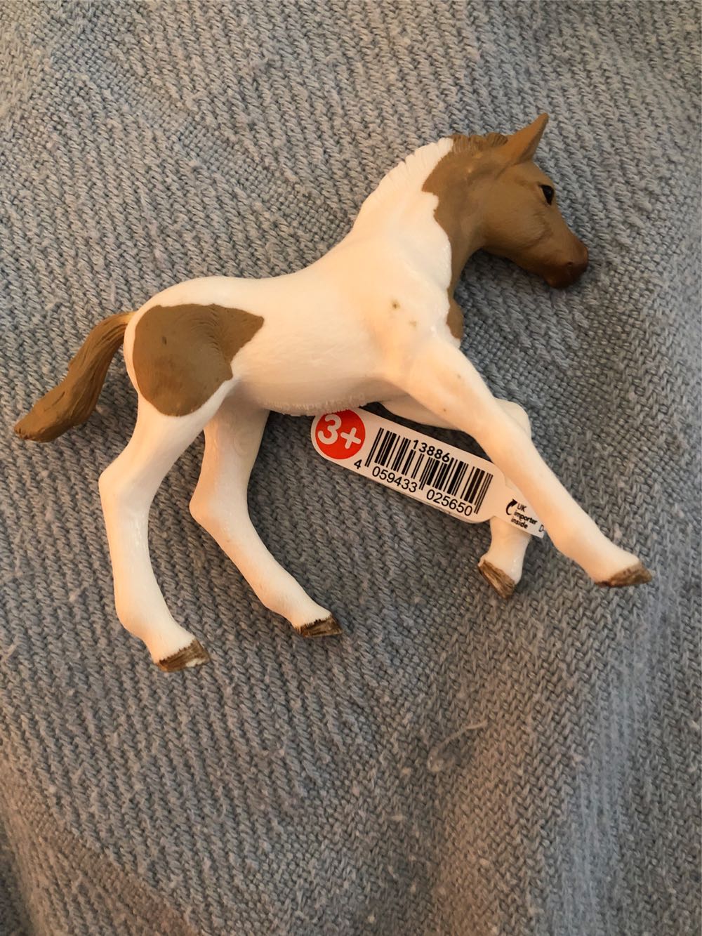 Schleich Horse Club Realistic Horse Toys For Girls And Boys Paint Horse Foal Spotted Horse Toy Ages 5  vinyl figure collectible [Barcode 4059433025650] - Main Image 2