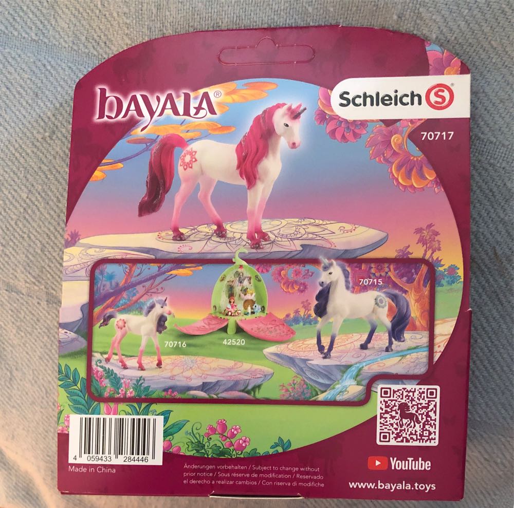 Schleich Bayala Unicorn Toys For Girls And Boys Mandala Unicorn Mare Unicorn Figurine Pink Ages 5  vinyl figure collectible [Barcode 4059433284446] - Main Image 3