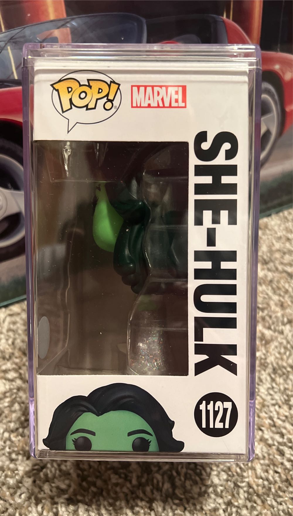 She-Hulk (Glitter Dress) Pop! 1127 - Marvel Universe vinyl figure collectible [Barcode 889698641975] - Main Image 3