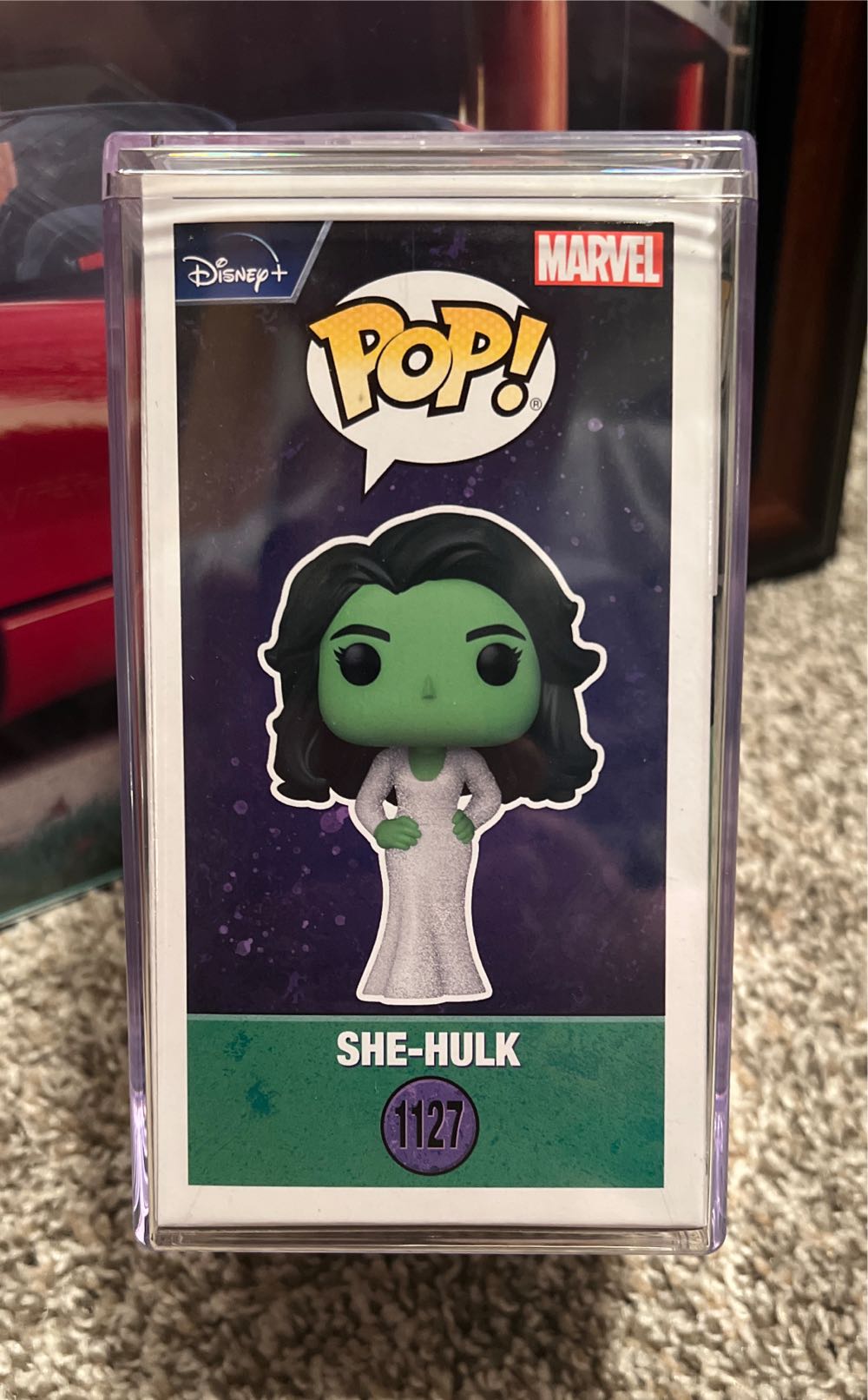 She-Hulk (Glitter Dress) Pop! 1127 - Marvel Universe vinyl figure collectible [Barcode 889698641975] - Main Image 4
