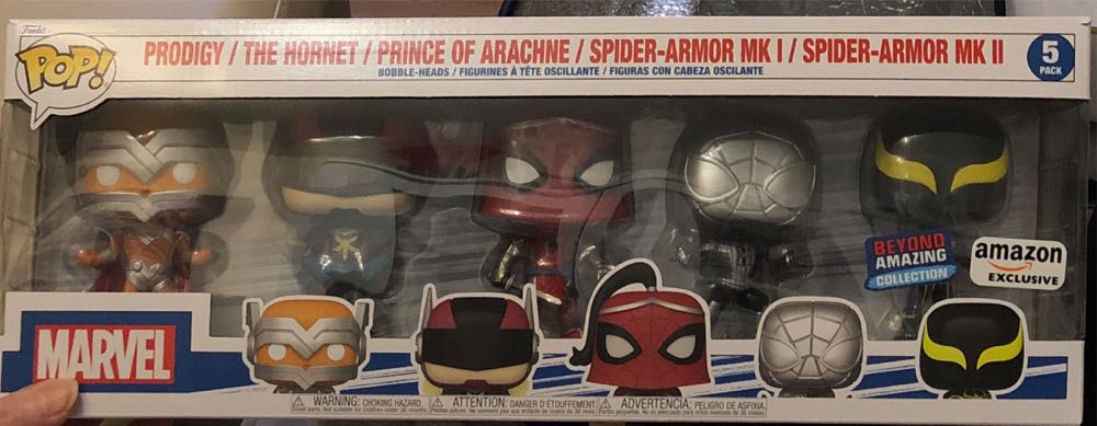 Prodigy/The Hornet/Prince Of Arachne/Spider-Armor MK 1/Spider-Armor MK 2 - Spider-Man vinyl figure collectible [Barcode 889698622813] - Main Image 2