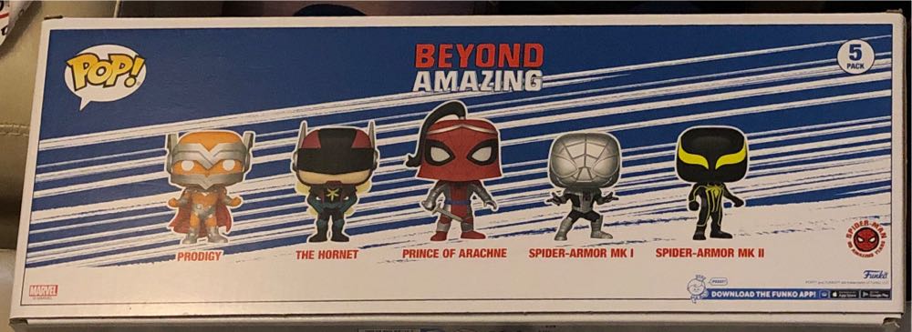 Prodigy/The Hornet/Prince Of Arachne/Spider-Armor MK 1/Spider-Armor MK 2 - Spider-Man vinyl figure collectible [Barcode 889698622813] - Main Image 3